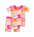 Short-Sleeve & Shorts Pajama Set - "Girlie Carhartt"