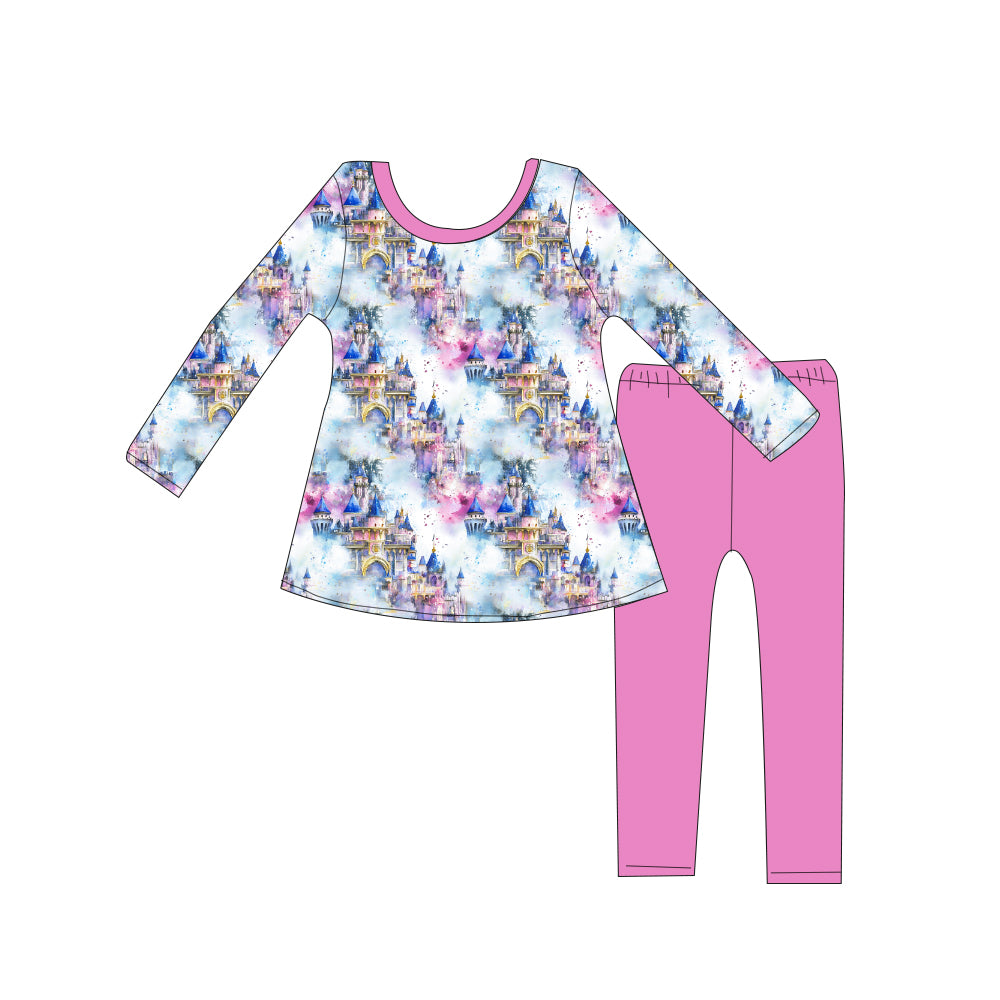 Bamboo Peplum Set - "Enchanted Dreams"