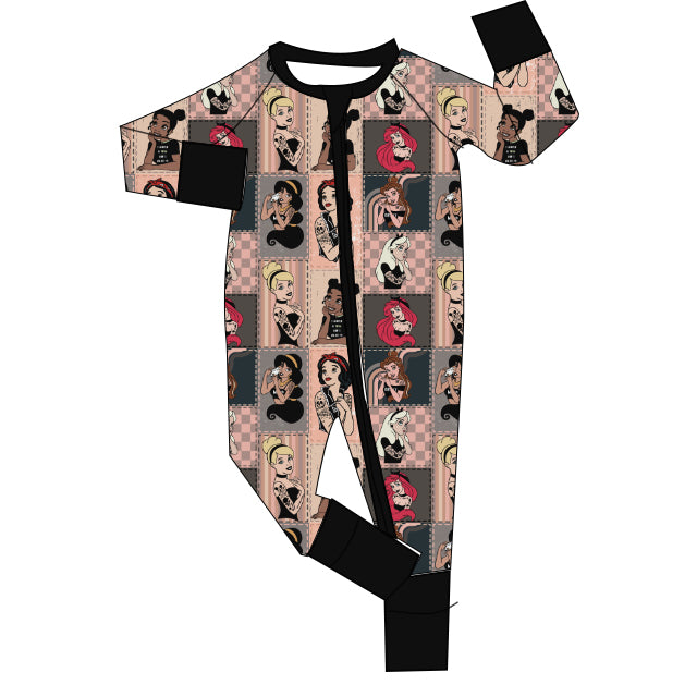 Tattooed Princess Bamboo Zippy