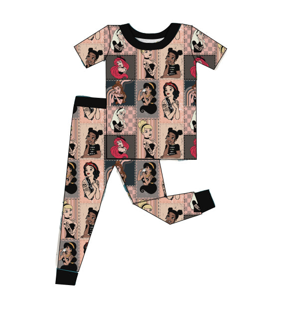 Tattooed Princess Bamboo short sleeve and pants set
