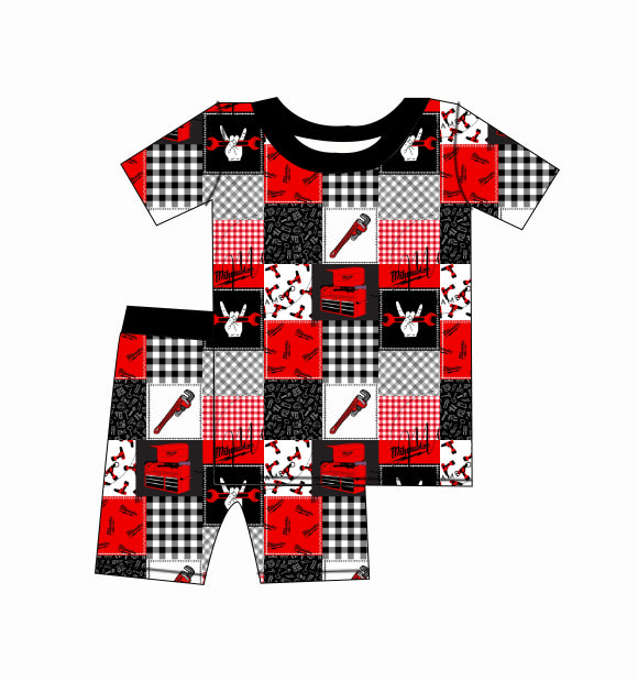 Short-Sleeve & Shorts Pajama Set - "Milwaukee"