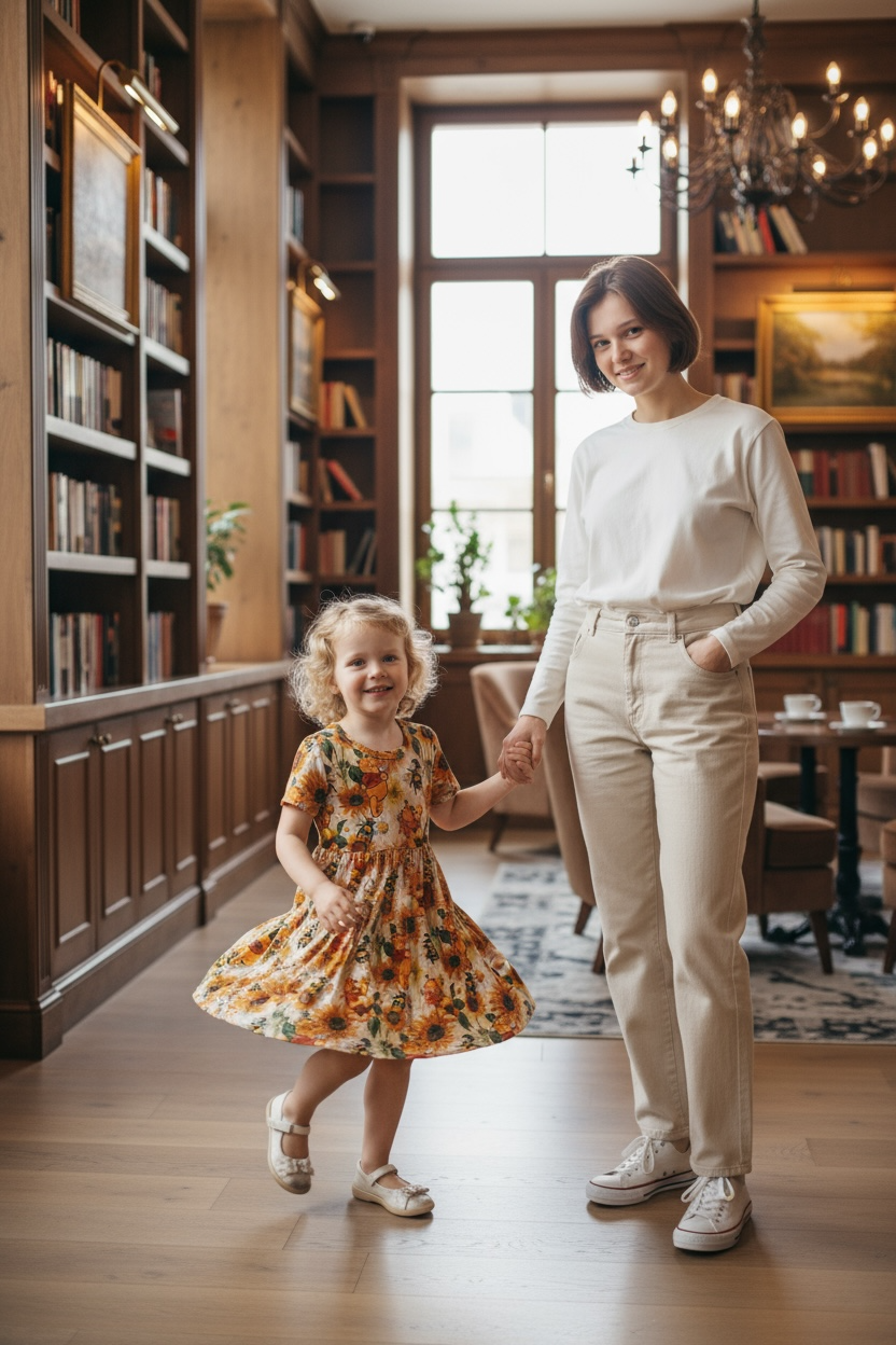 “Winnie the Pooh” Bamboo Twirl Dress