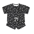 Kids Oversized Bamboo Tee & Loose Shorts Set - "Love Rocks"