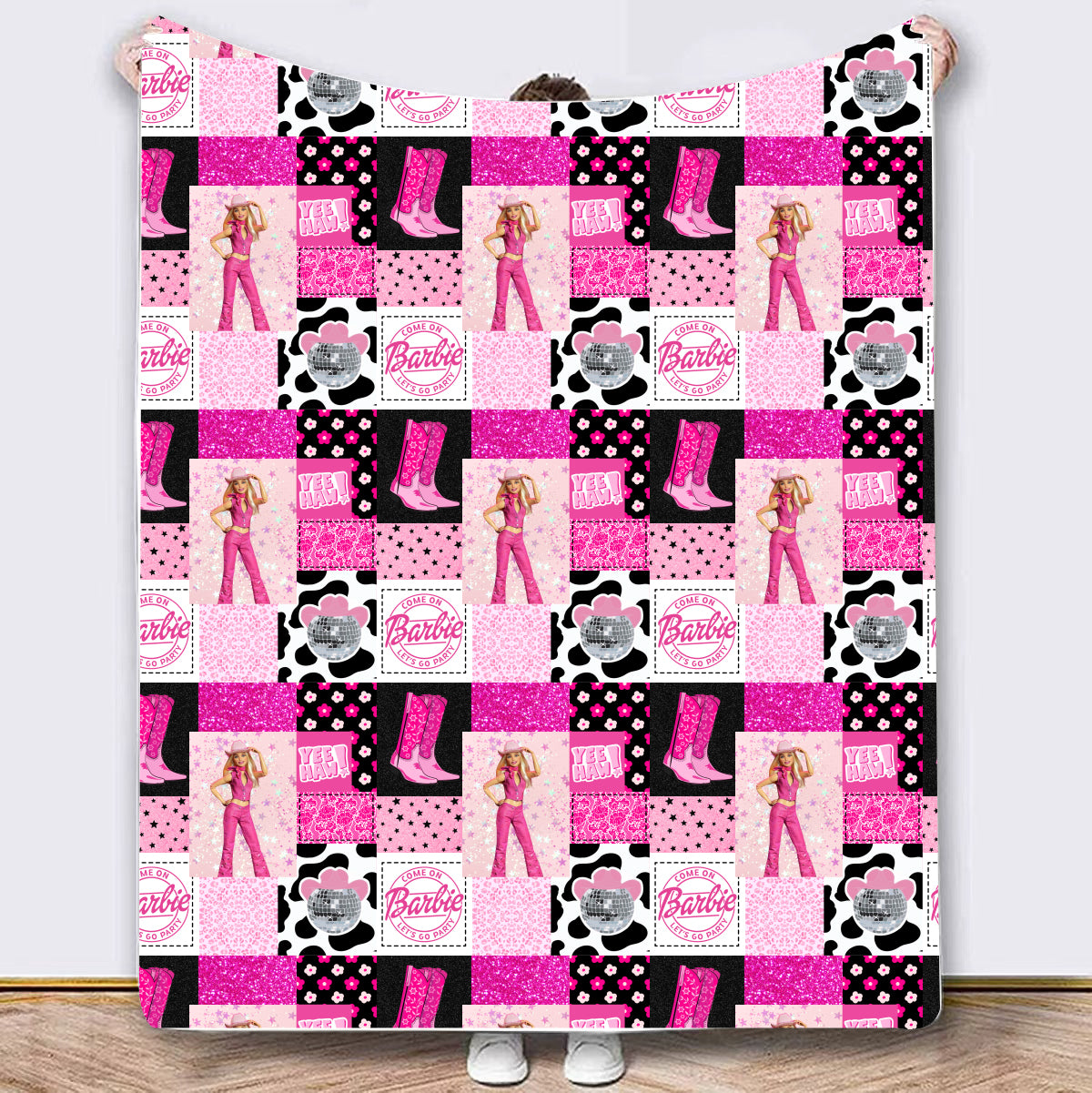 Plush Fleece Blanket - "Barbie"