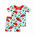 Short-Sleeve & Shorts Pajama Set - "Cars"