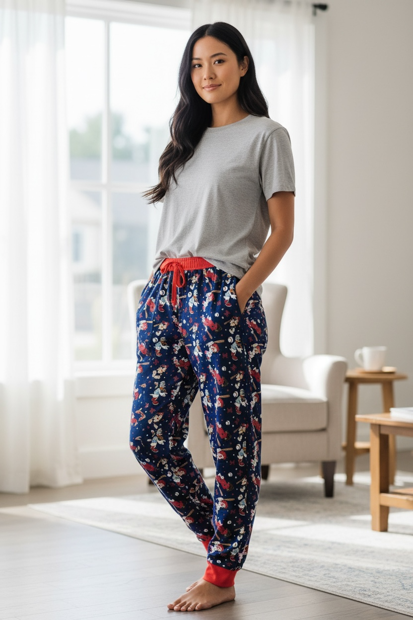 Mickey Baseball Bamboo Joggers