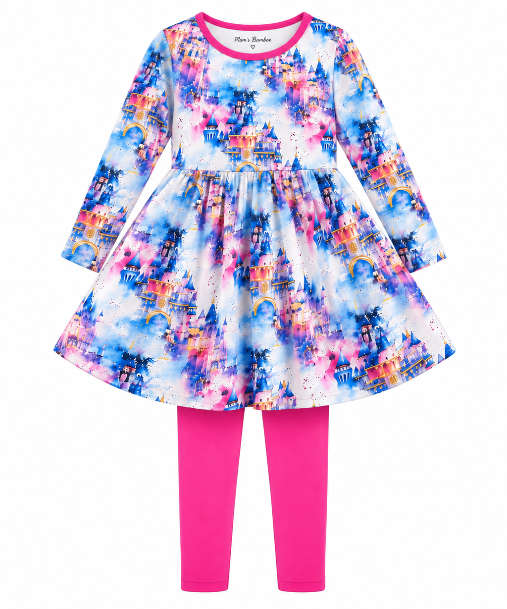 Bamboo Peplum Set - "Enchanted Dreams"