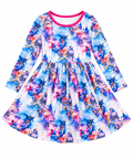 Bamboo Bow Back Twirl Dress - "Enchanted Dreams"