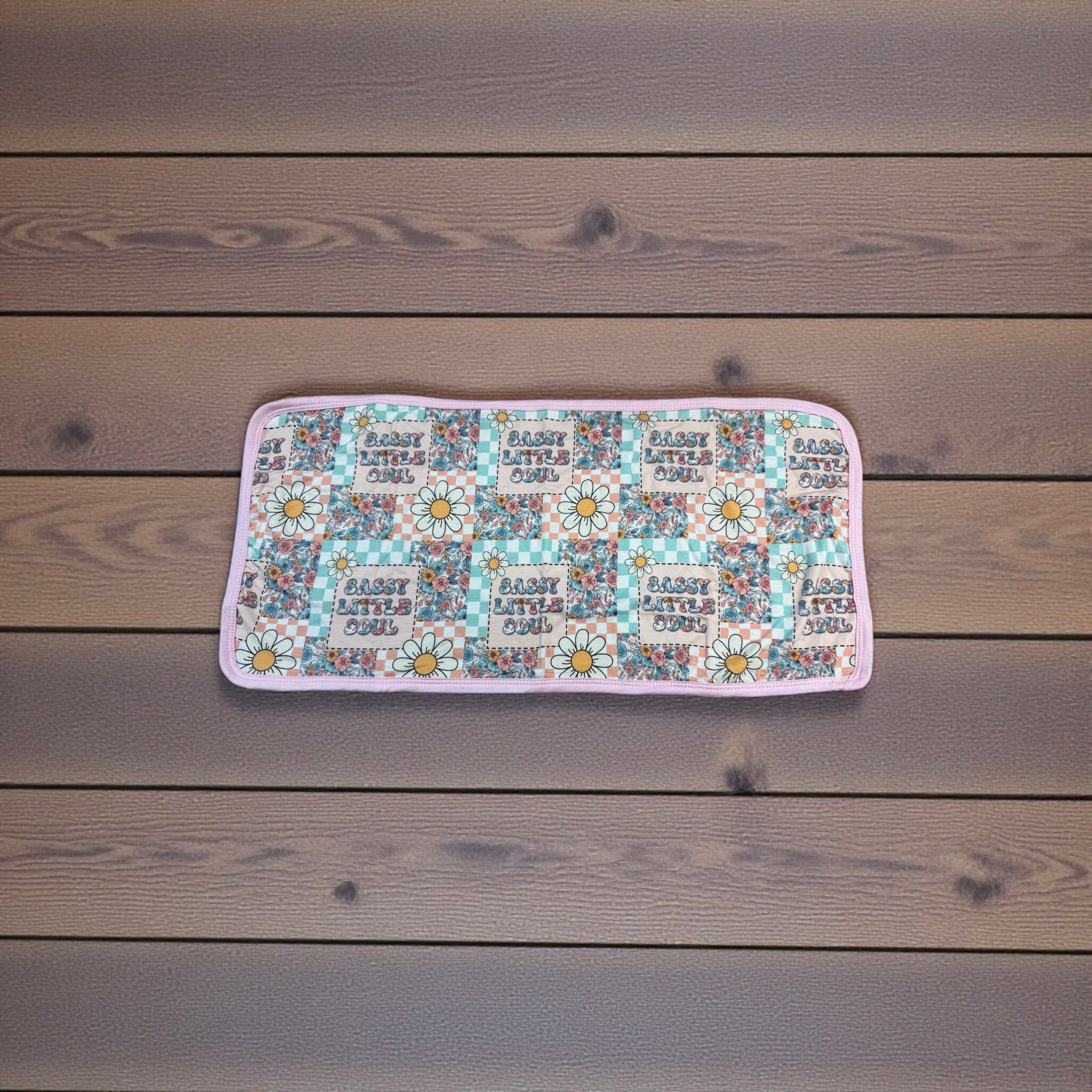 “Sassy Little Soul” Bamboo Burp Cloth