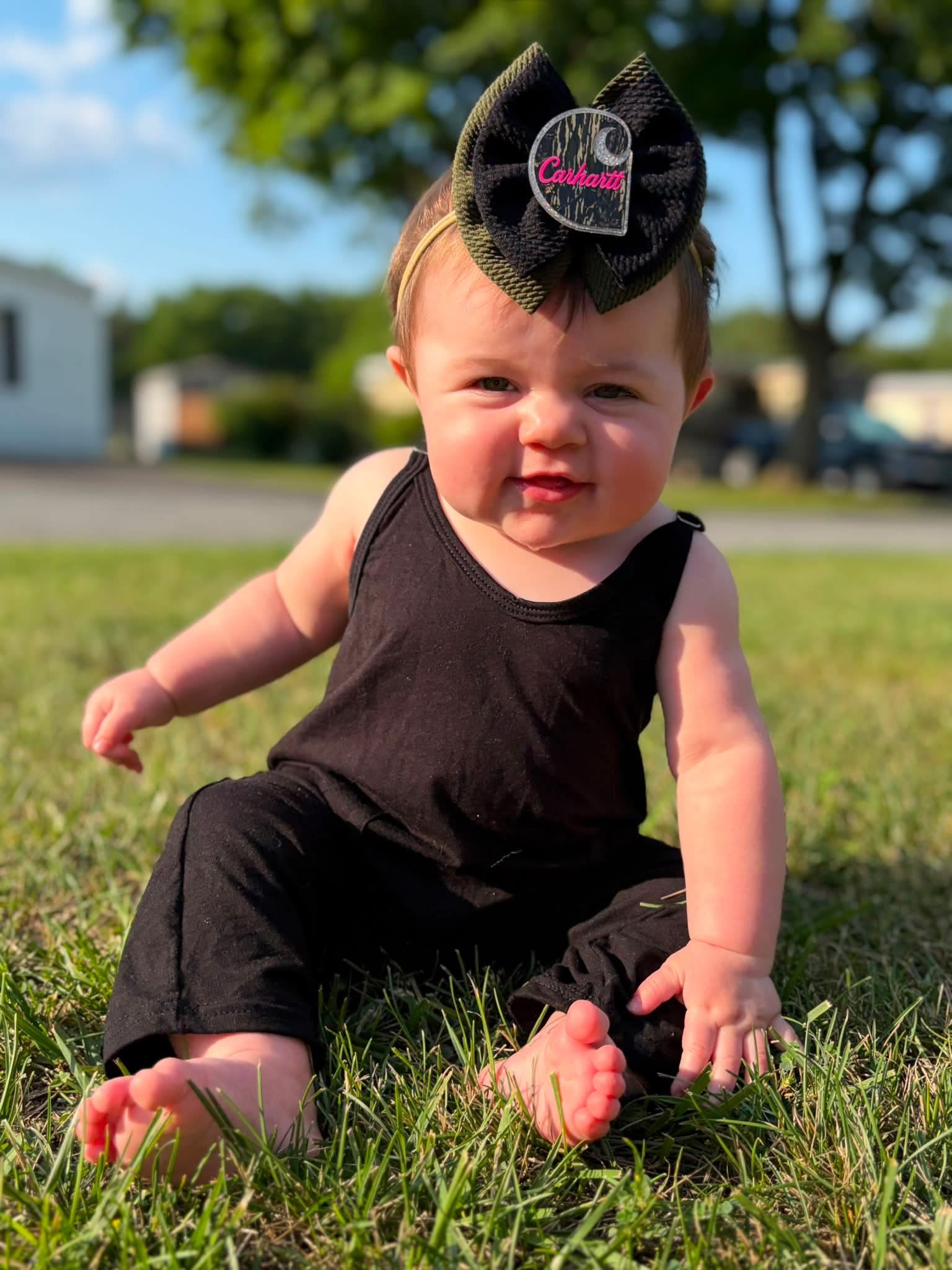 Bamboo Romper - Black
