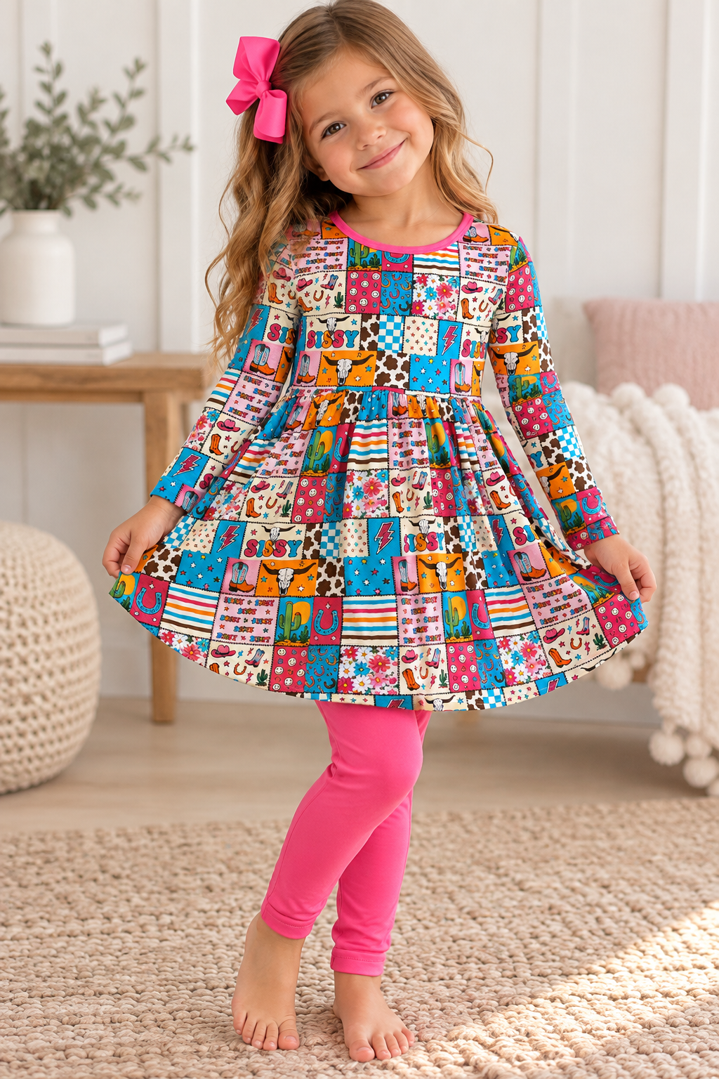 Bamboo Peplum Set - "Sissy"