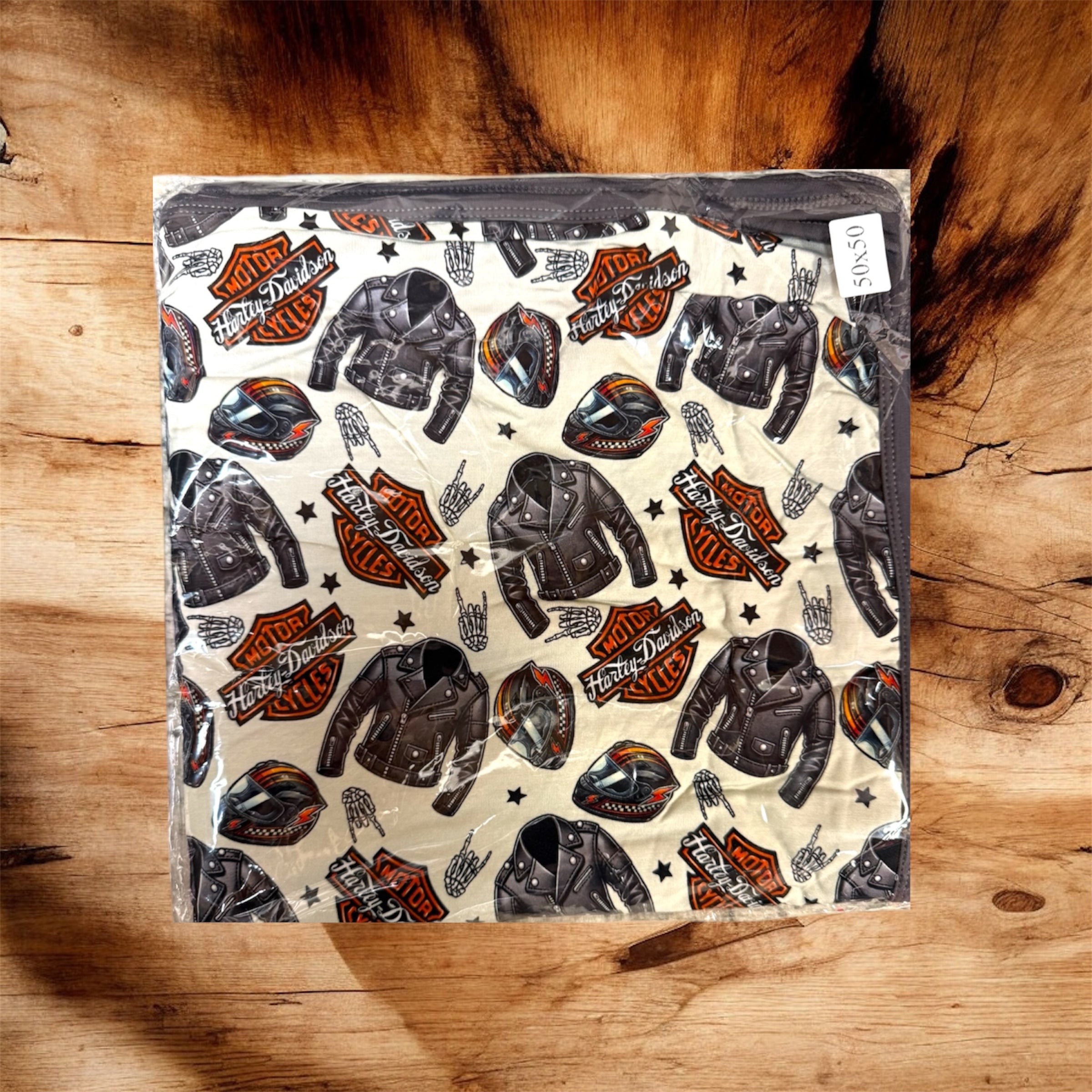 “Harley Davidson” Bamboo Blanket