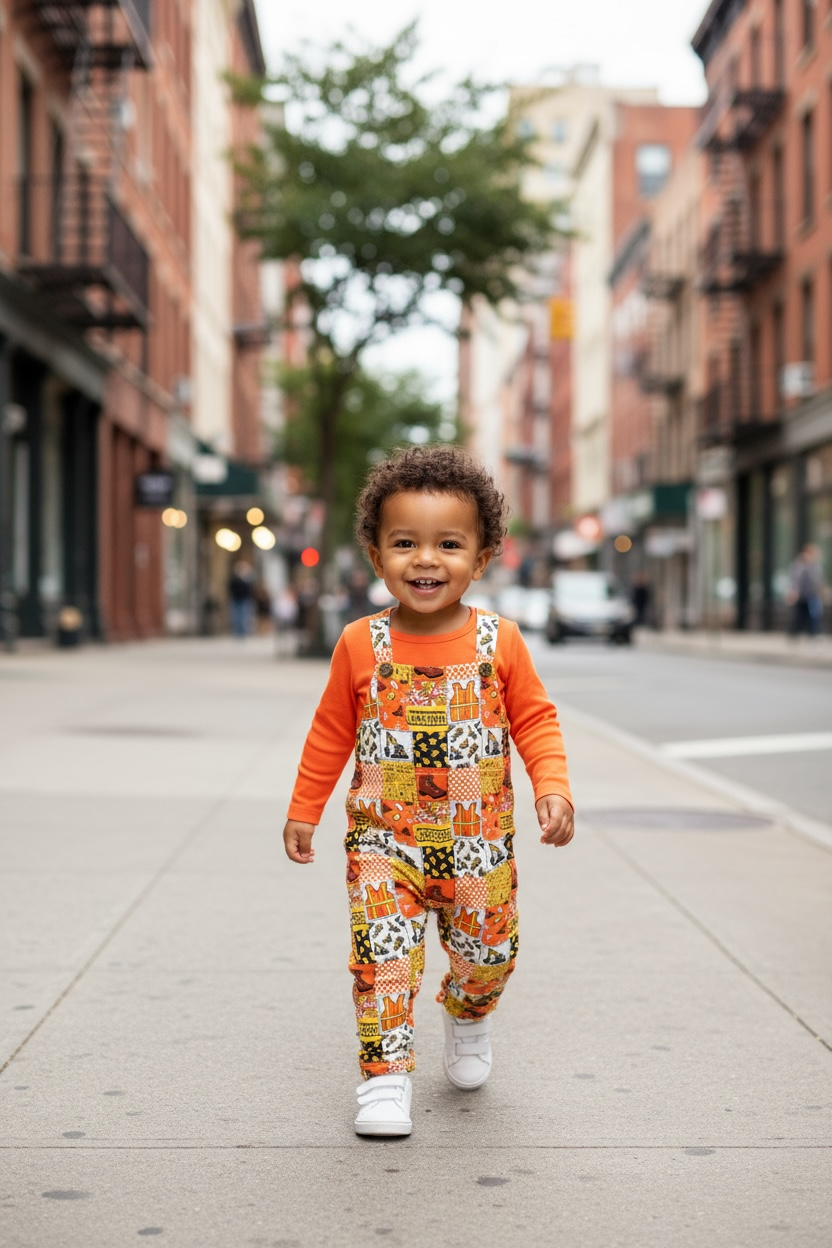 "Home Depot" Bamboo romper with a long sleeve bamboo shirt