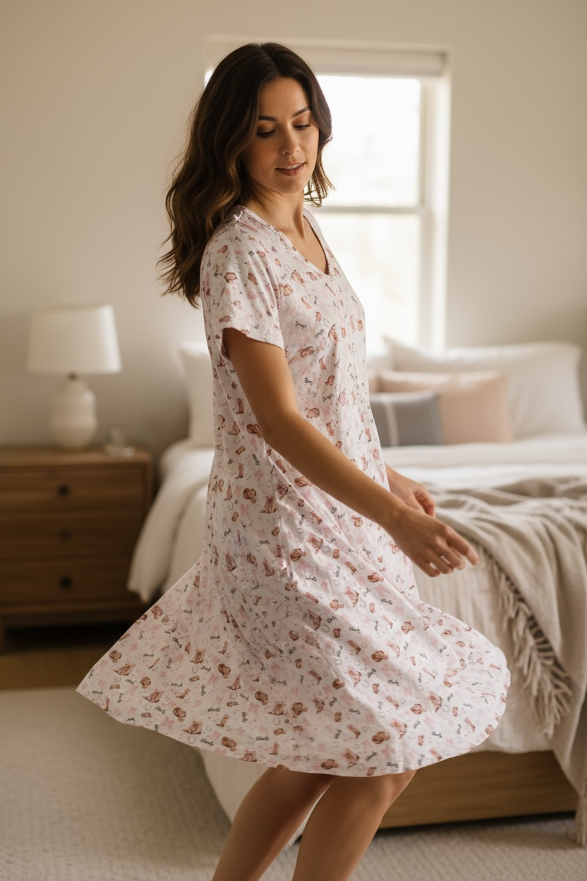 Cowgirl Cutie Bamboo Nightgown