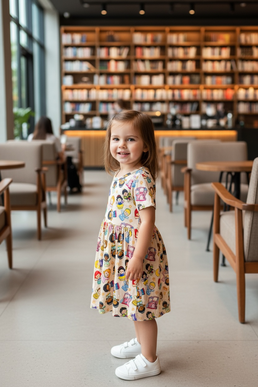 Little People “Princess” Bamboo Twirl Dress