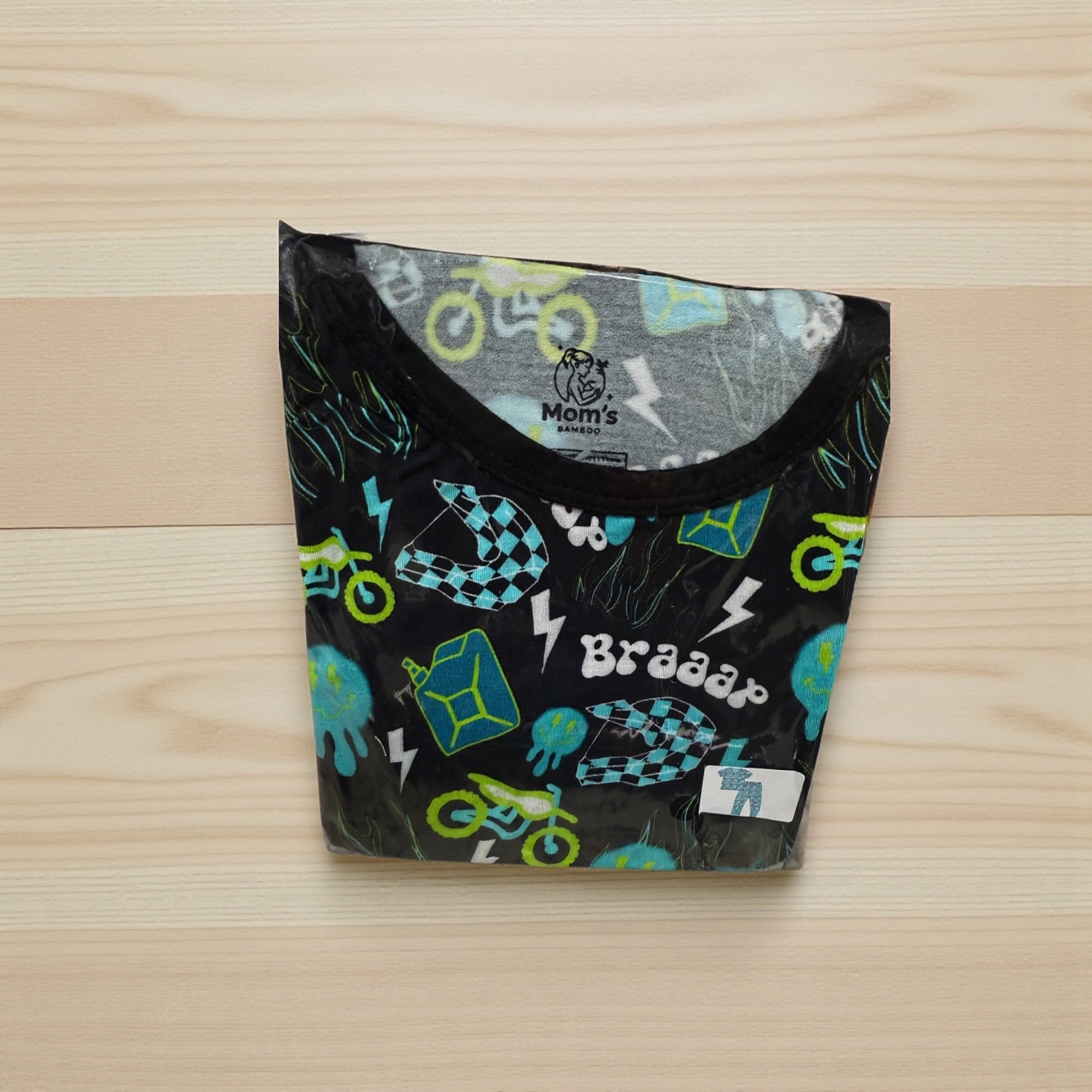 “Braaap” Bamboo Short Sleeve and pants set