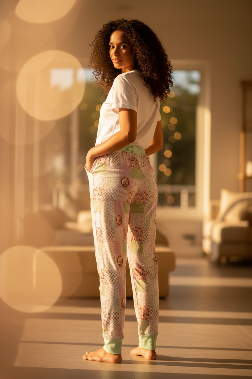 “Girly Football” Bamboo Joggers