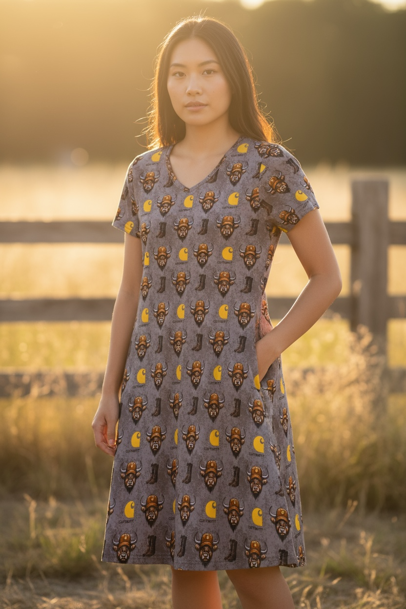 “Carhartt” Bull Bamboo Nightgown