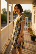 “CAT” Construction Bamboo Nightgown