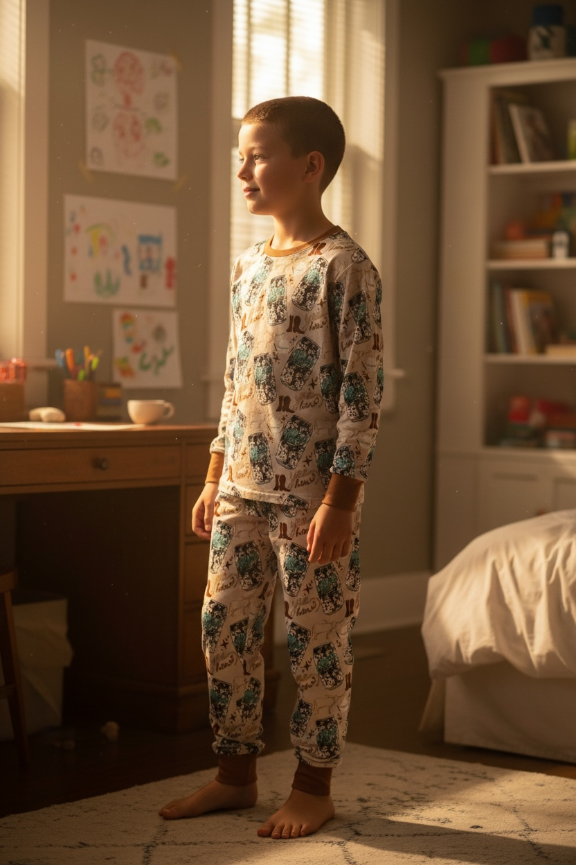 Western Dr.Pepper Bamboo Long sleeve and pants set