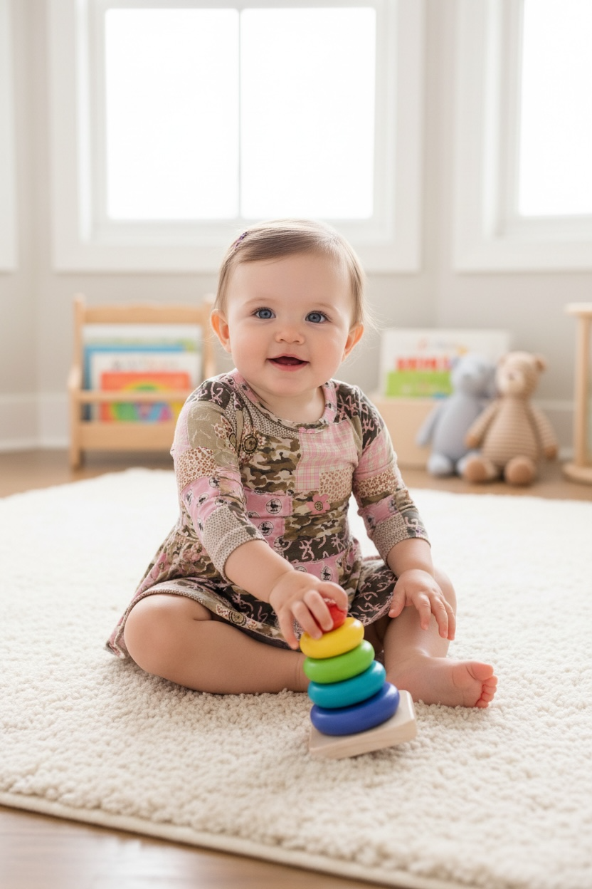 “Girls Hunt Too” Bamboo Bodysuit Twirl Dress