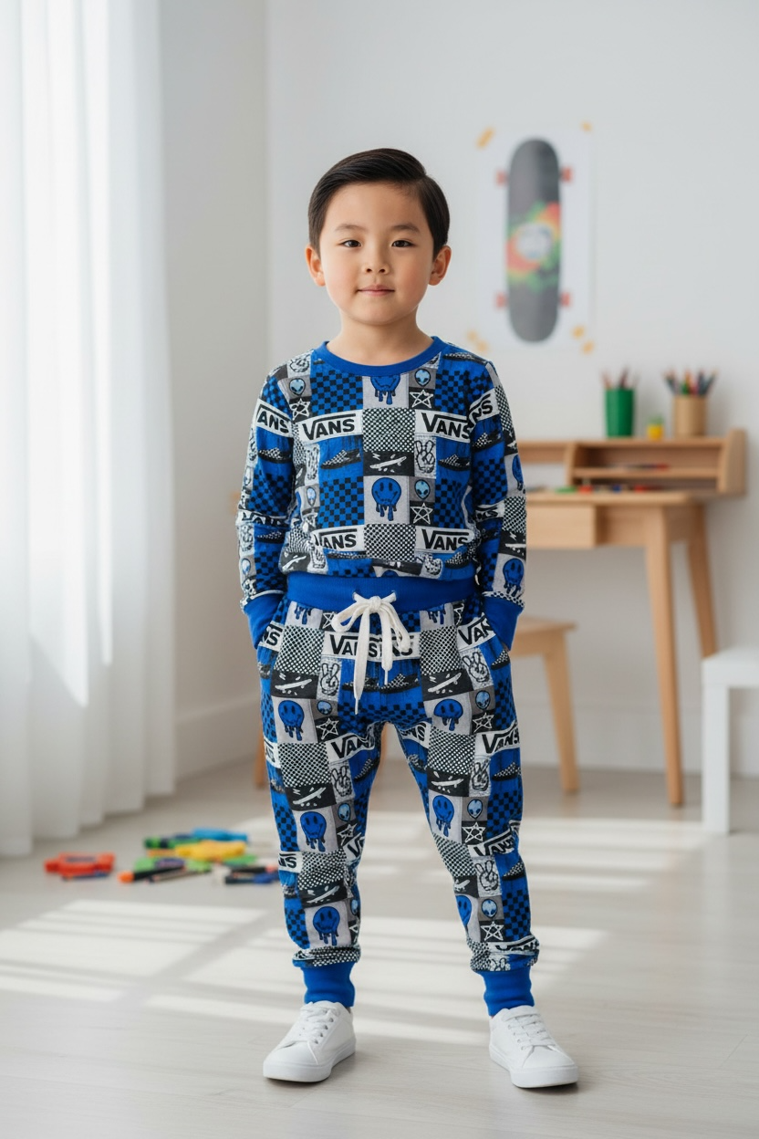 “Vans ” French Terry Bamboo Set