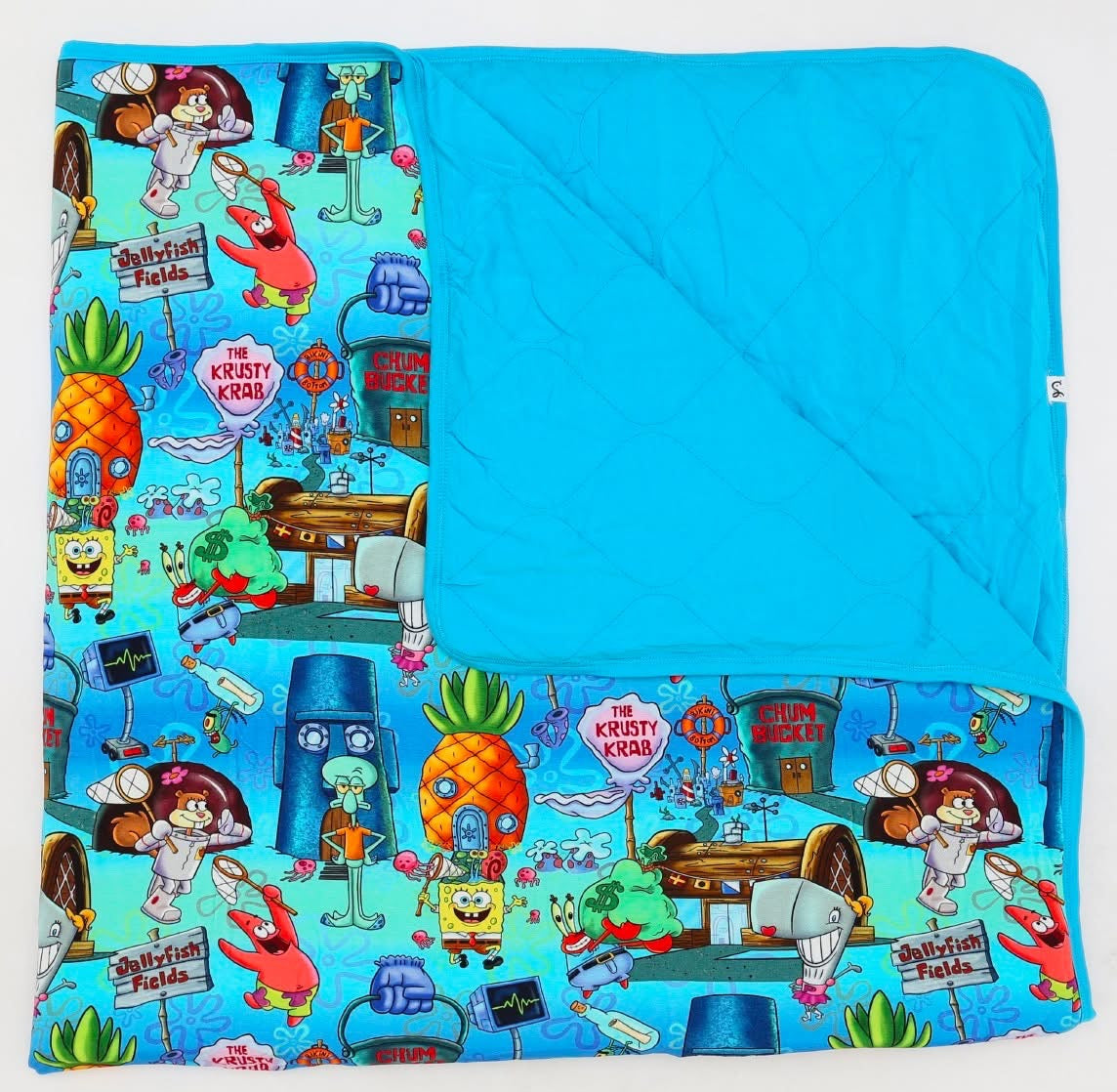 “SpongeBob” Quilted Bamboo Blanket