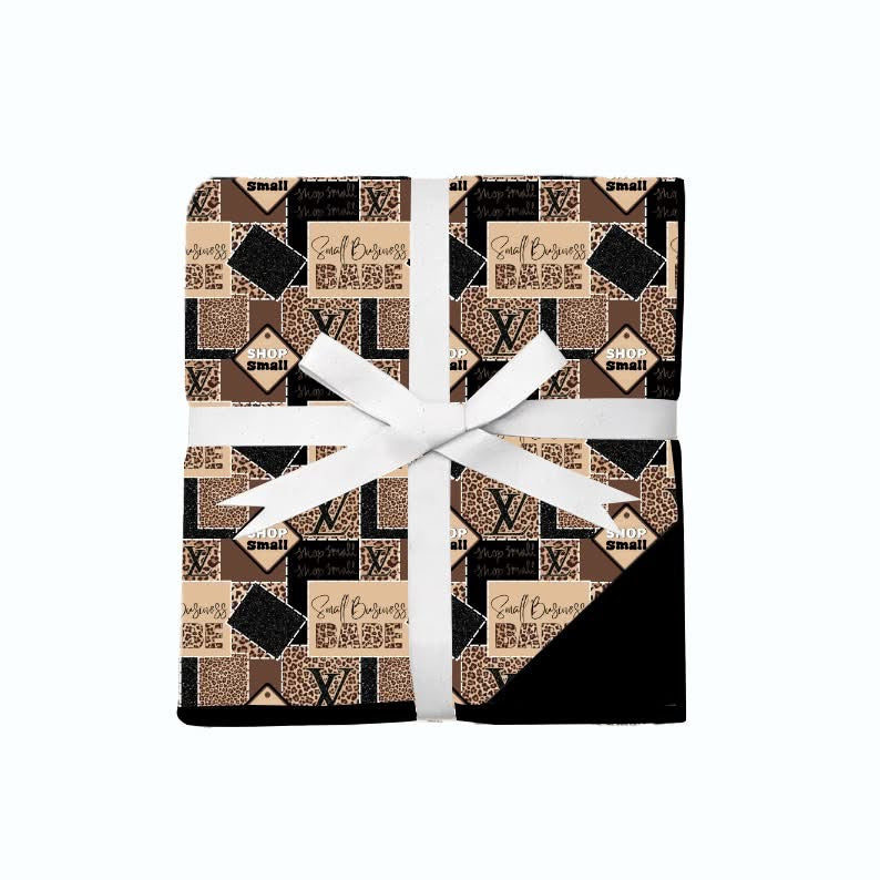 Bamboo Minky Fur Blanket – "Small Business Babe”