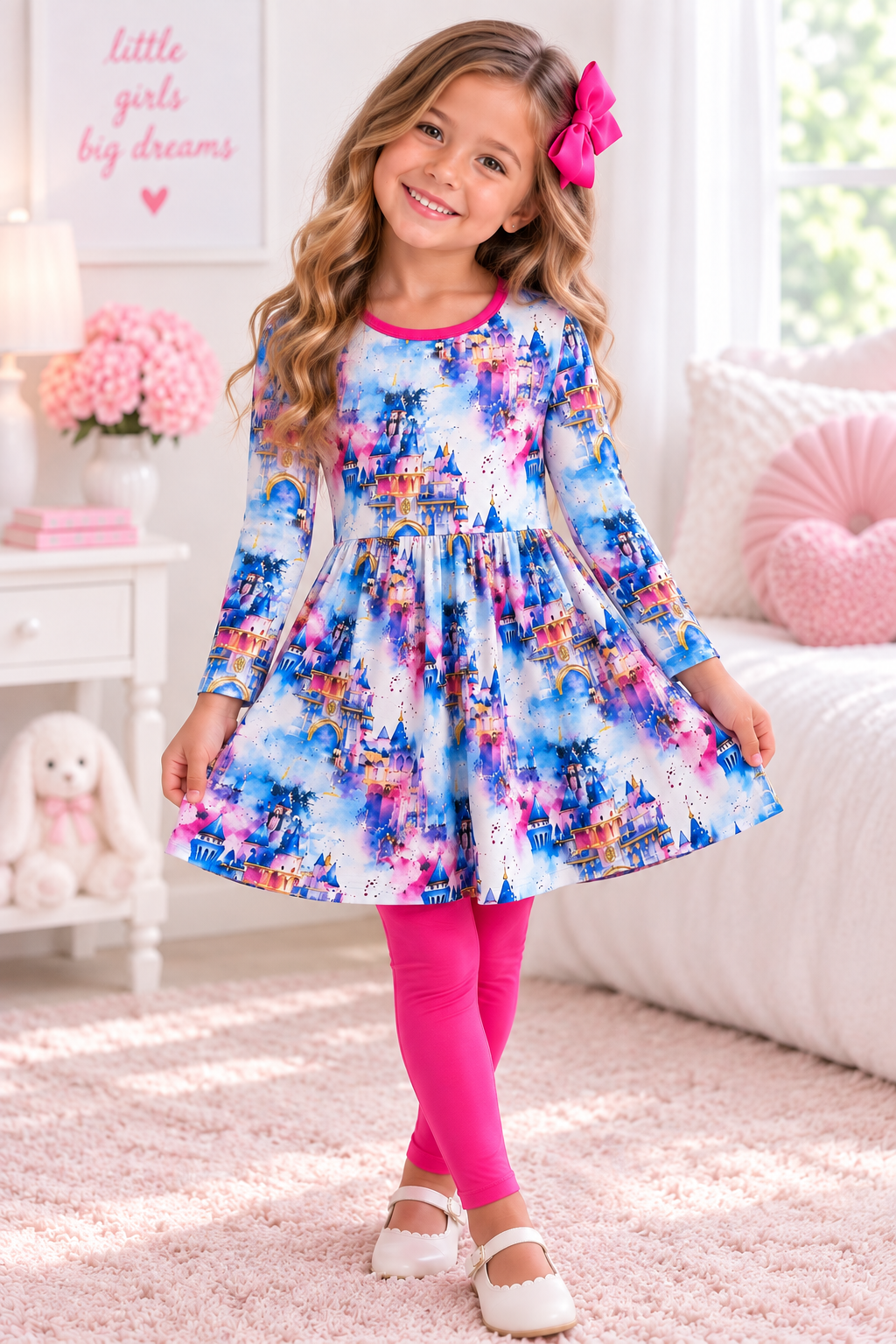 Bamboo Peplum Set - "Enchanted Dreams"