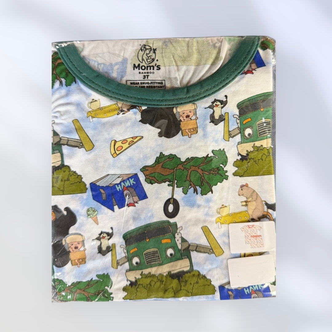 "Trash Truck" short set