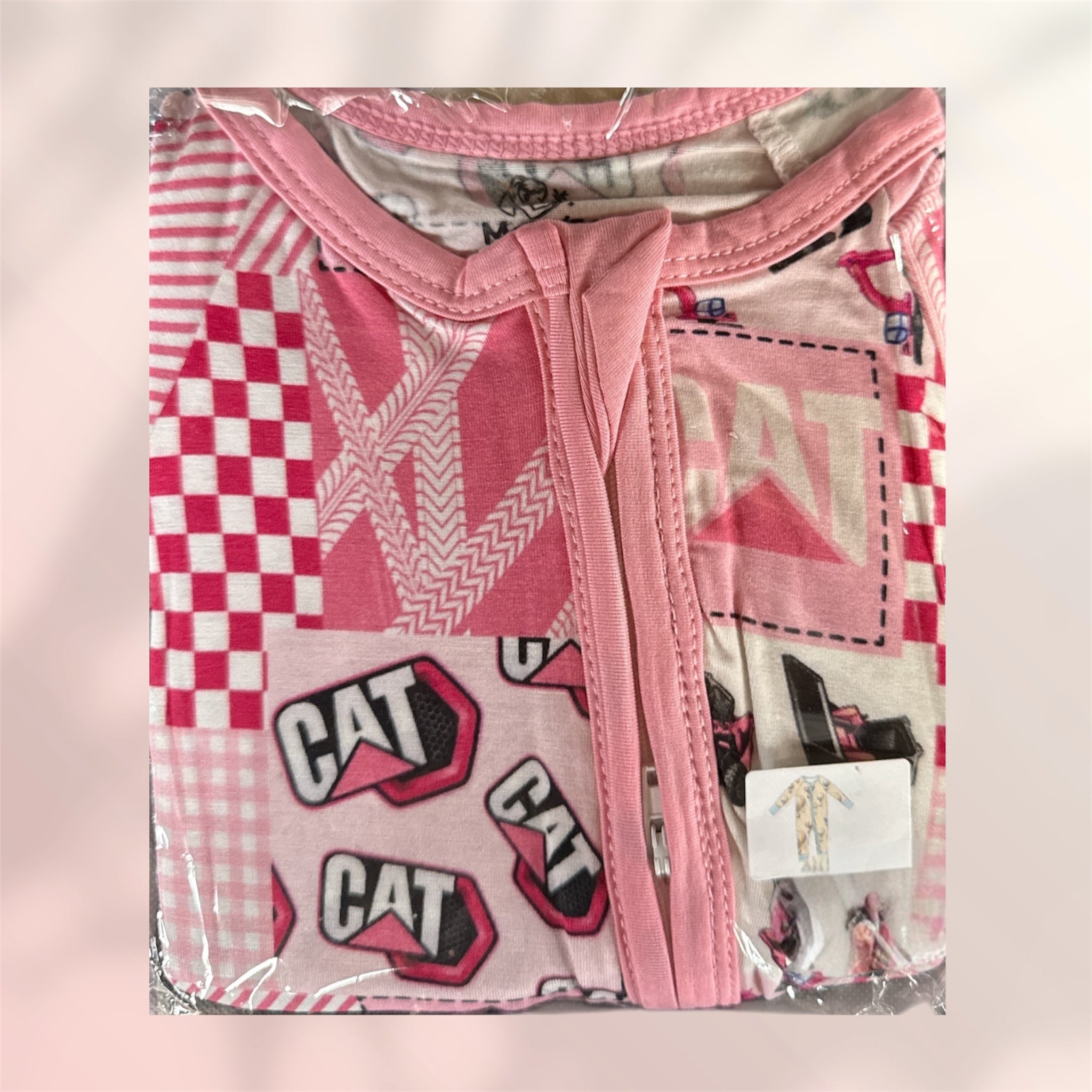 Pink "CAT" Convertible Zippie