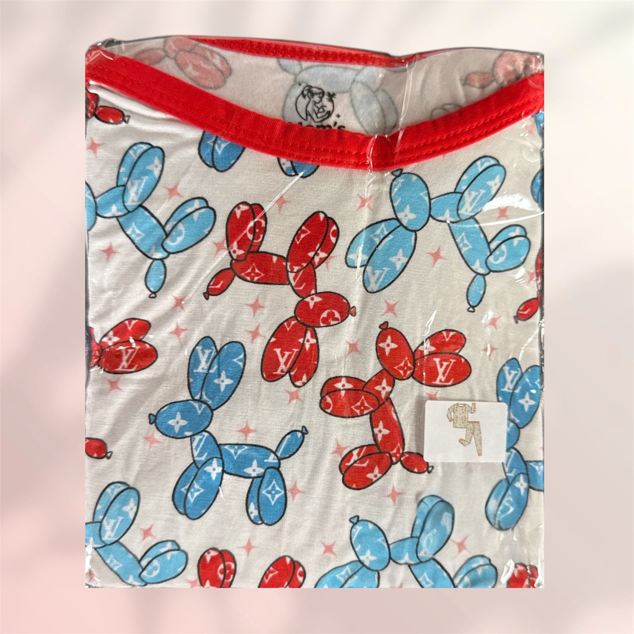 "Balloon Dogs" LV Inspired Long Set