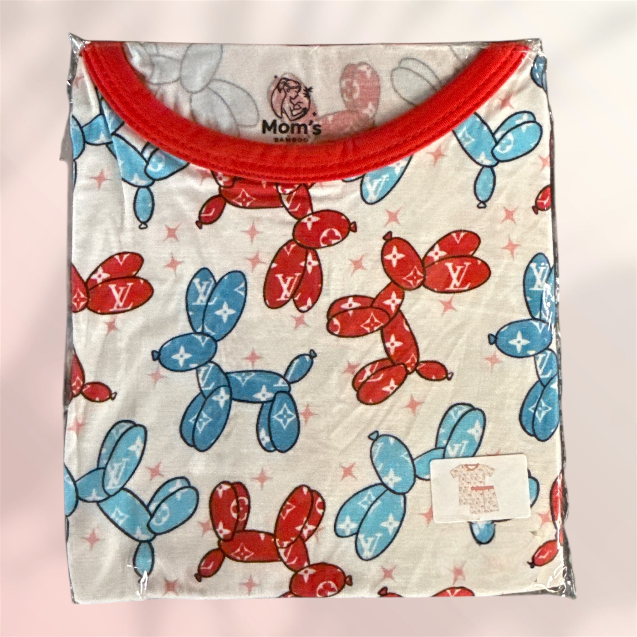 "Balloon Dogs" LV Inspired Short Set