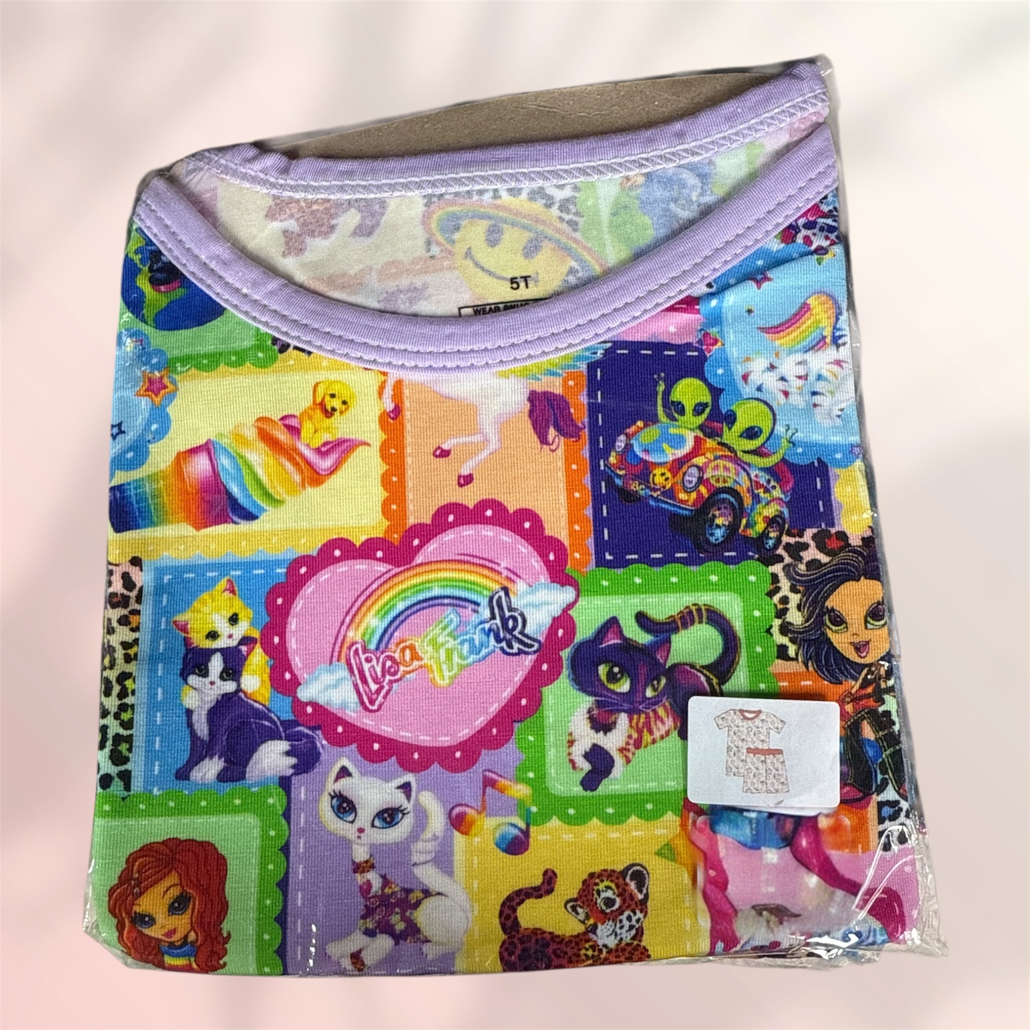 "Lisa Frank" Inspired Short Set