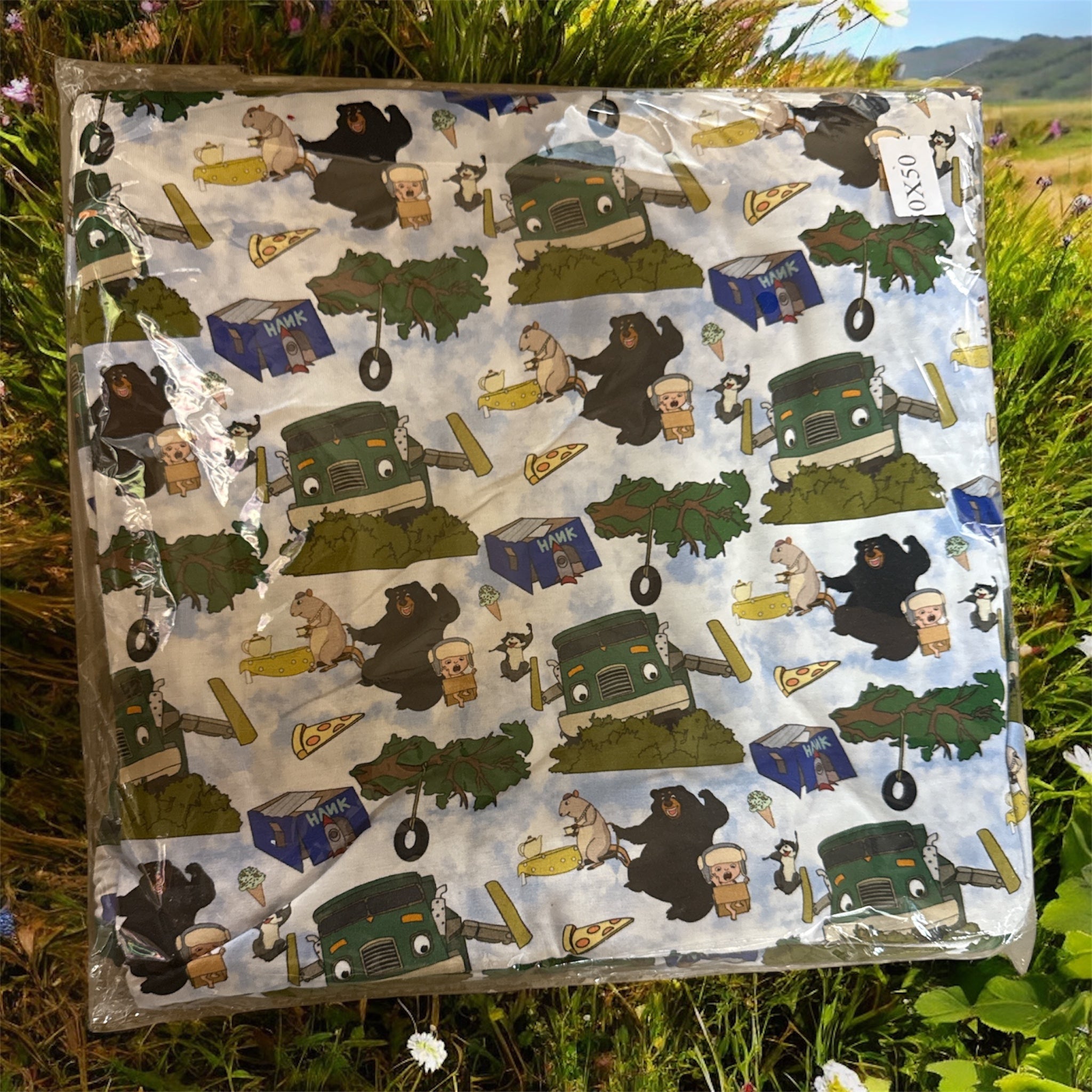 "Trash Truck" Bamboo Blanket