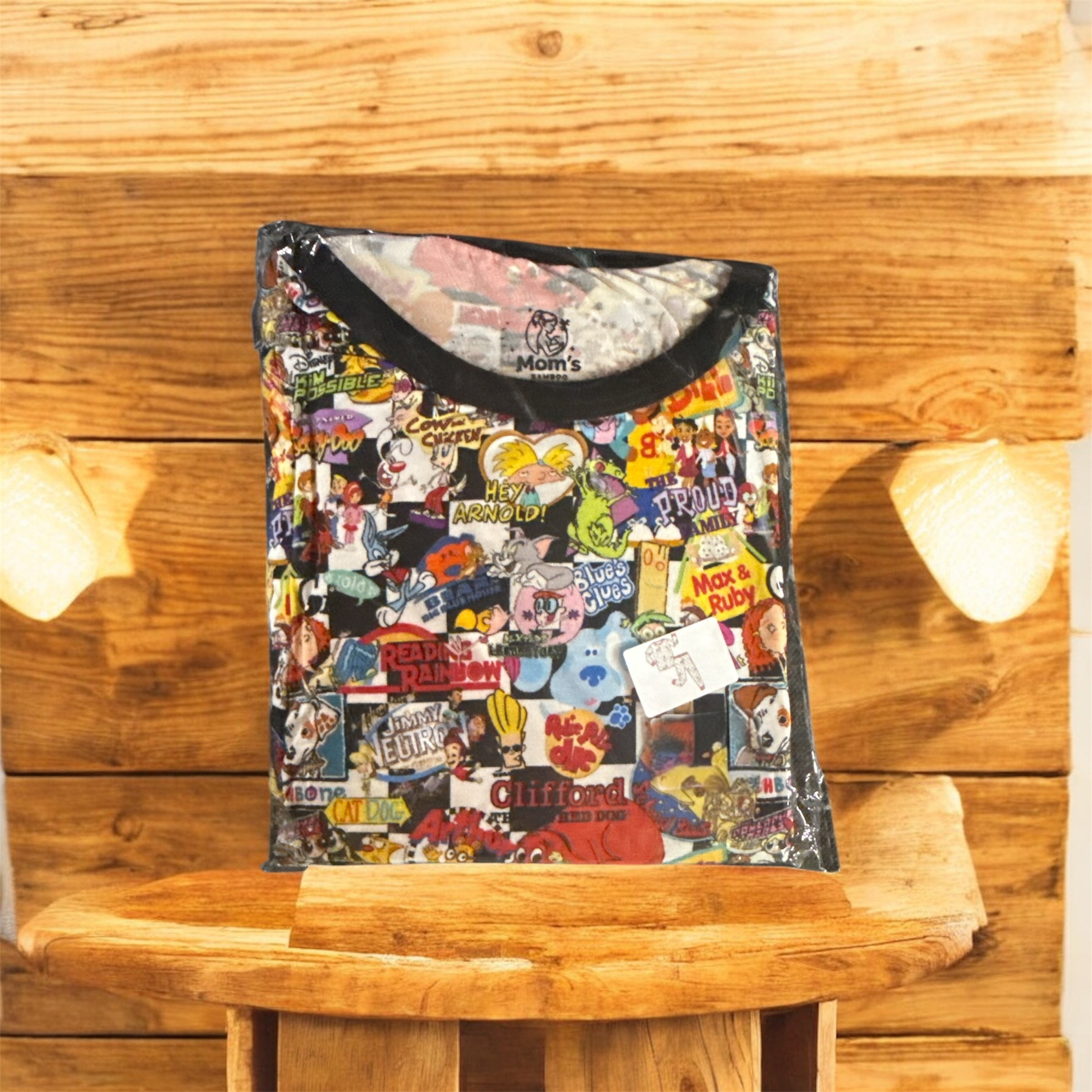 "90's Cartoons Character Mash Up" Bamboo Long Set