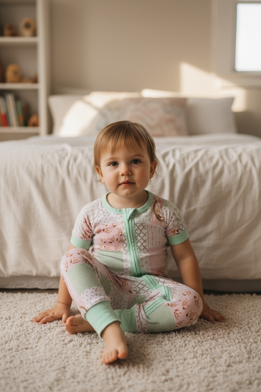 Girly Football inspired Bamboo Zippy