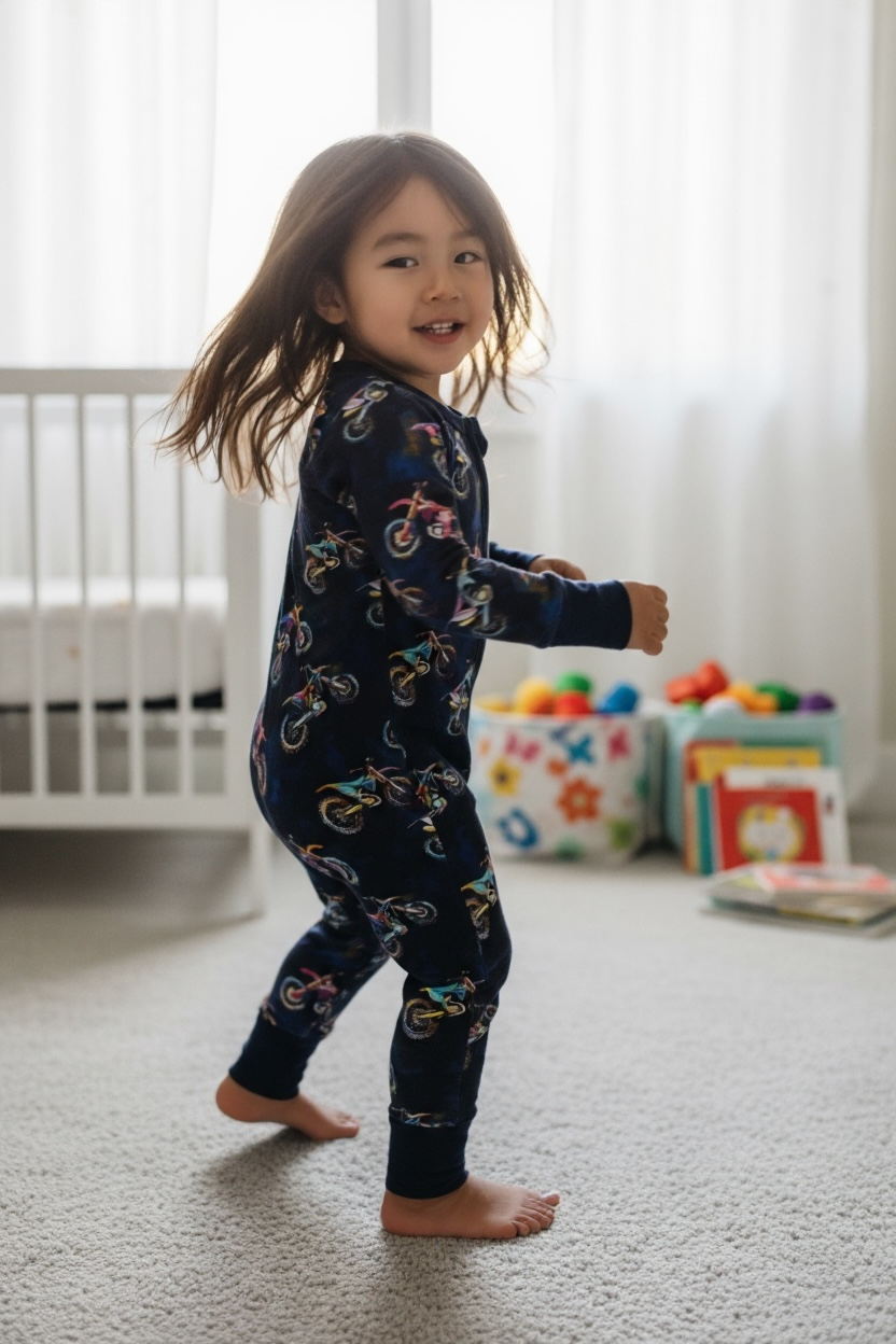 "Motorcross" Bamboo Zippy