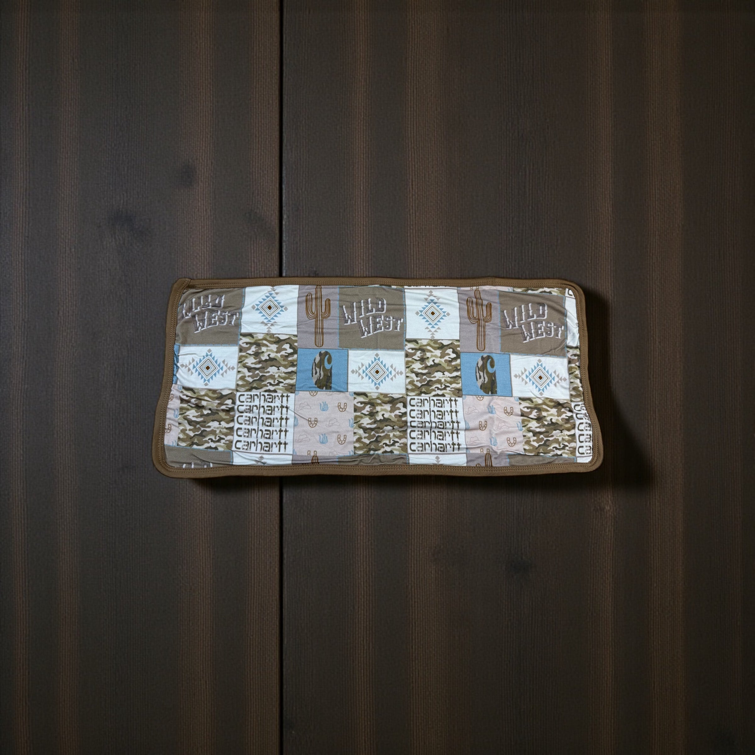 Wild West "Carhartt" Bamboo Burp Cloth