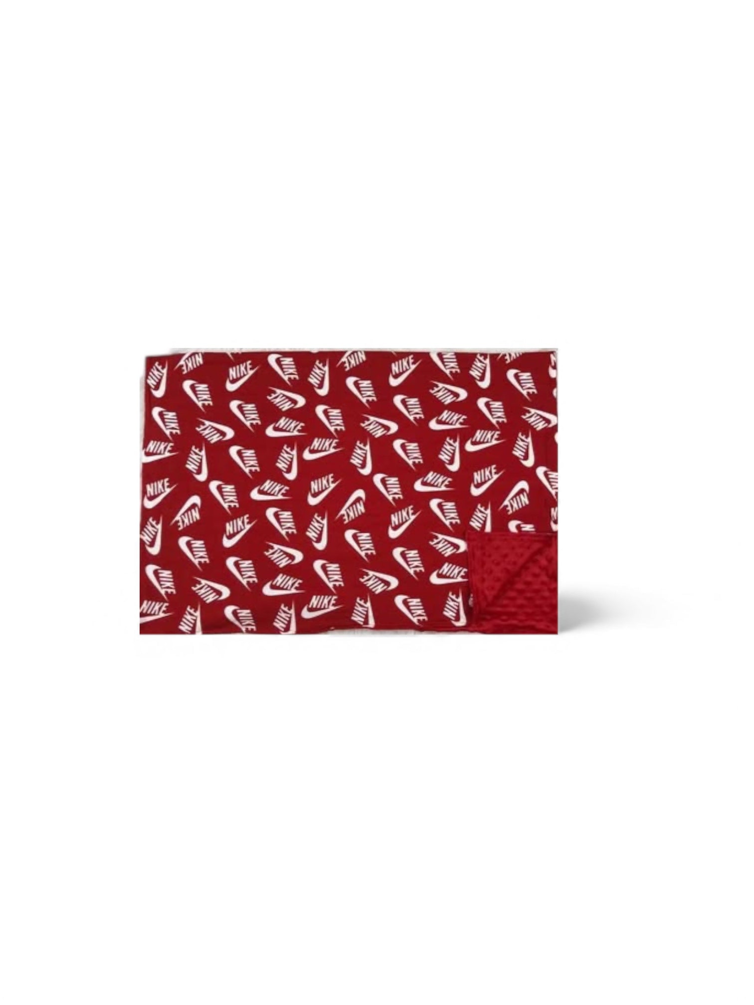 Nike in Red Bamboo / Minky Blanket