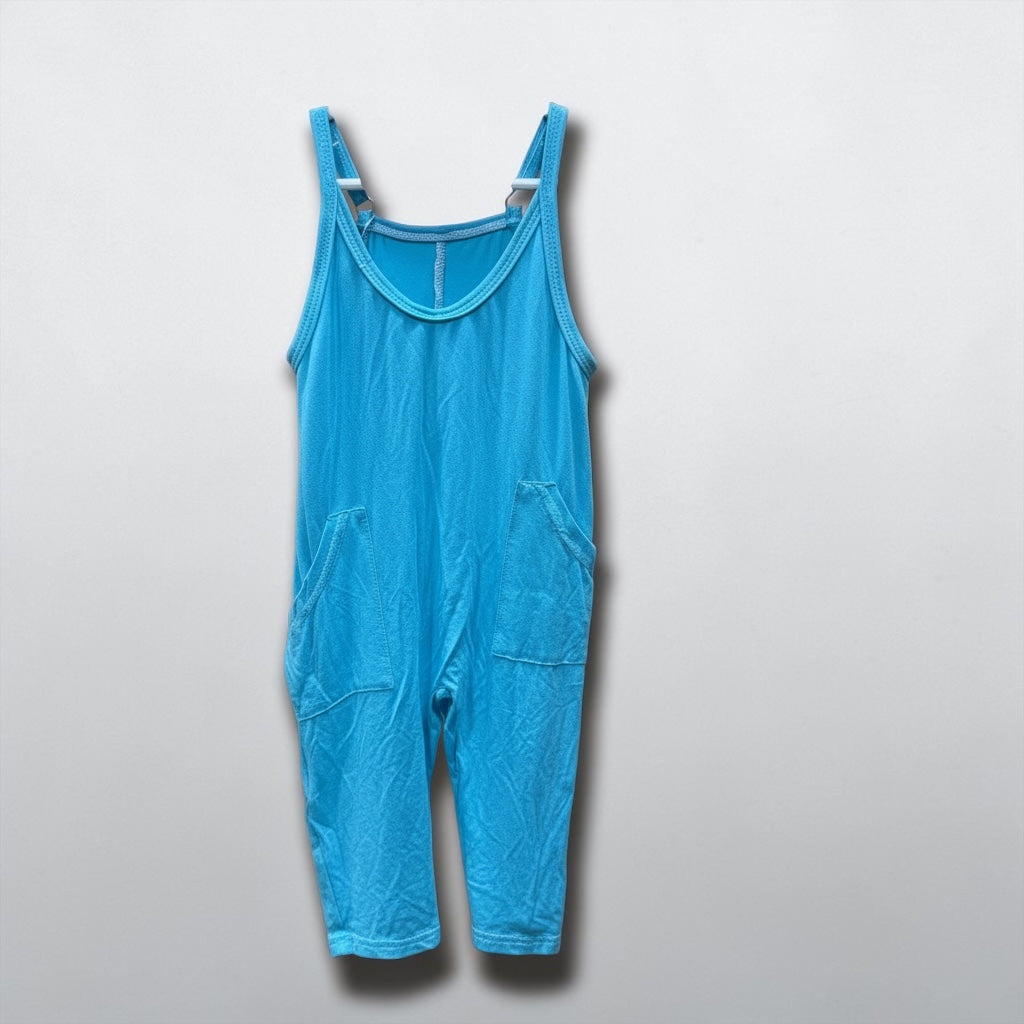 Bamboo Romper - Ocean Blue