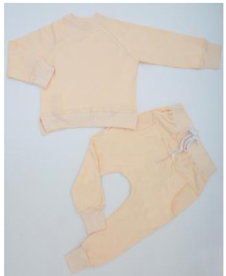 Bamboo French Terry Set - "Solid Oat Color"