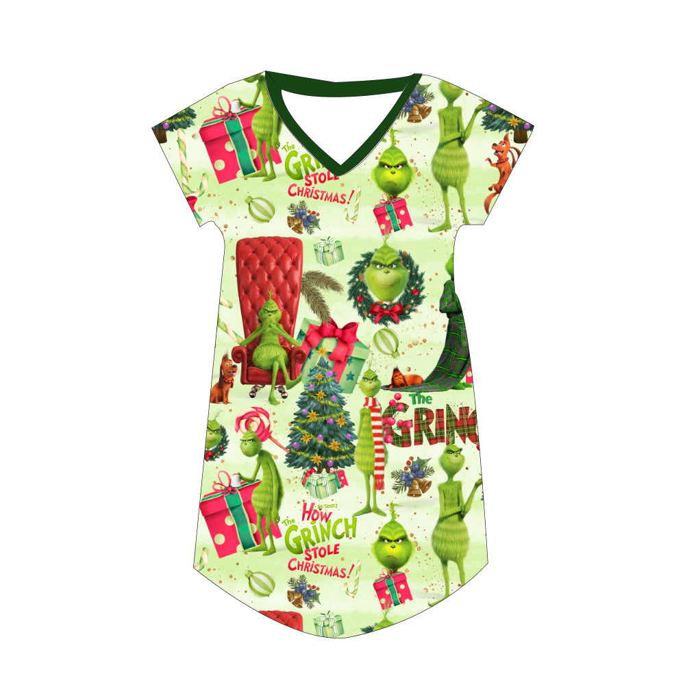 Bamboo Nightgown - "How Grinch Stole Christmas"
