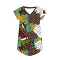 Bamboo Nightgown - "Boujee Grinch"