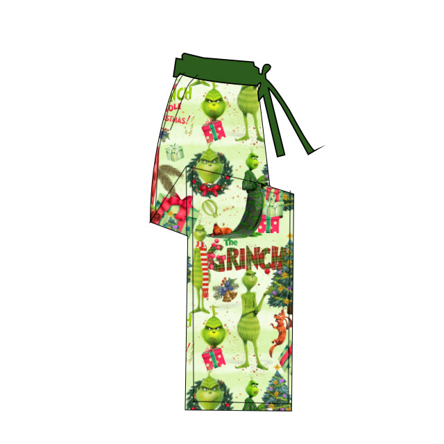 Bamboo Straight Leg Lounge Pants - "How Grinch Stole Christmas"